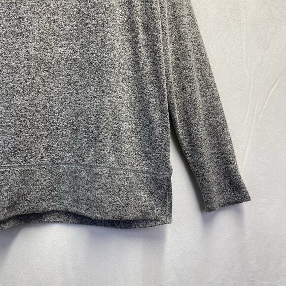 Lucky Brand Crewneck Long Sleeve Soft Knit Sweatshirt Women XS Gray Banded Hem - Picture 13 of 16